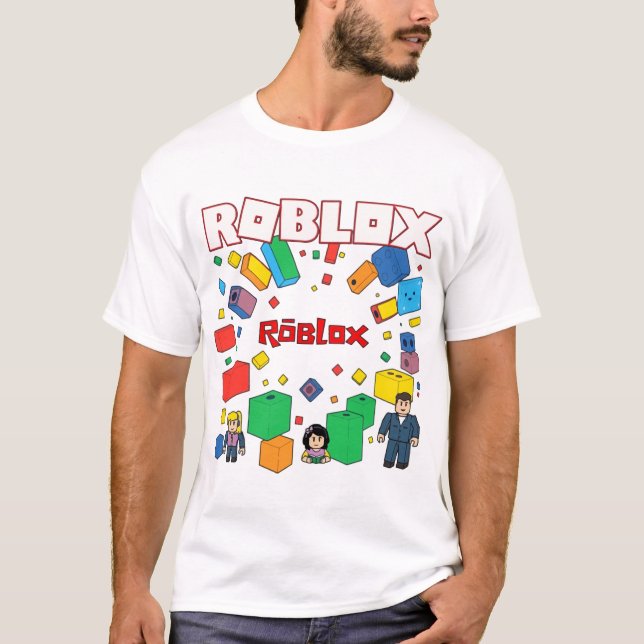 T-shirt Roblox – Style d'Art Pixel (Devant)