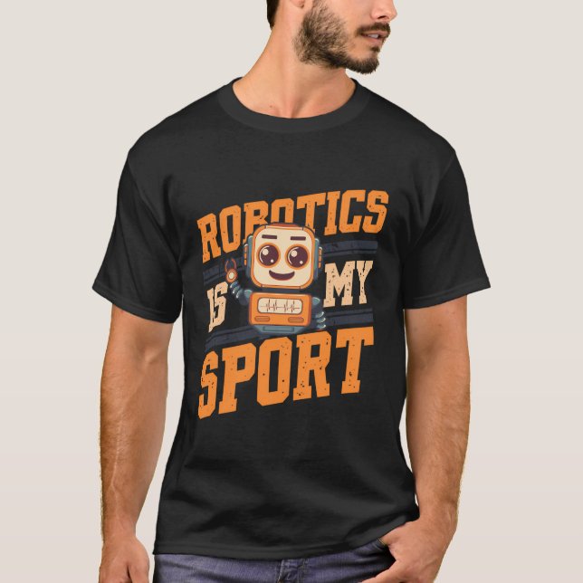 T-shirt Robo de technologie d'automatisation de l'intellig (Devant)