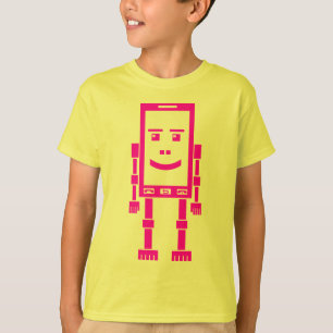 T-shirt Robo Phone - Magenta