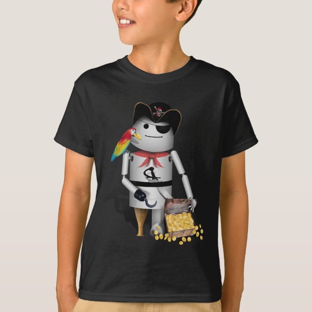 T-shirt Robo-x9 Petit pirate (Devant)