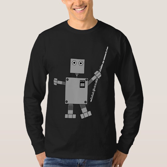 T-shirt Robot à fluide (Devant)