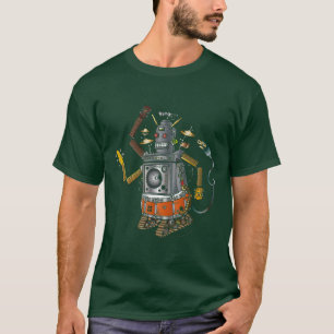 T-shirt Robot Alone_noBlack de 263 inventions