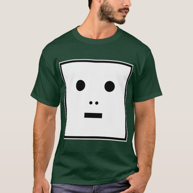 T-shirt Robot anonyme - II - Customisé (Devant)