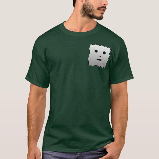 T-shirt Robot Anonyme - Motif de poche (Devant)