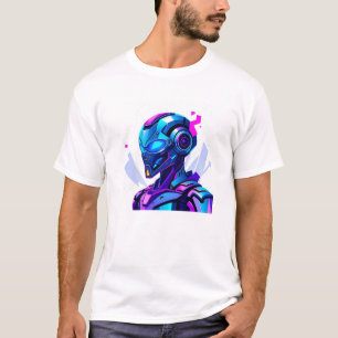 T-shirt robot artistique