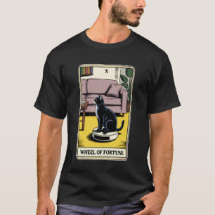 T-shirt Robot aspirateur Roue de la Fortune Tarot drôle