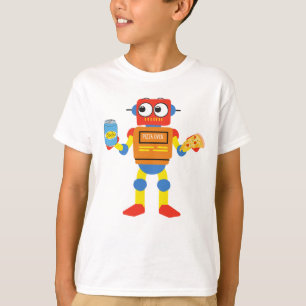 T-shirt Robot au four à pizza Cute