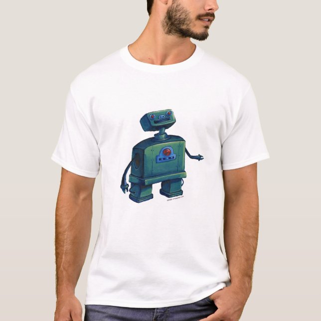 T-shirt Robot avec plaisir (Devant)