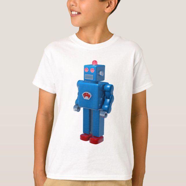 T-shirt Robot bleu (Devant)