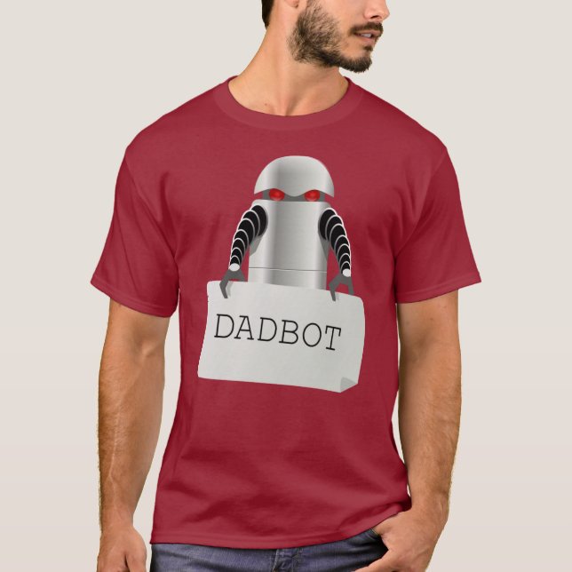 T-shirt Robot Bot Papa (Devant)