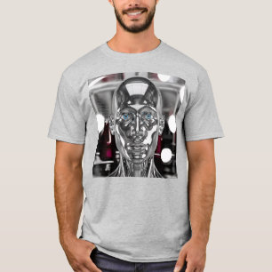 T-shirt Robot chromé pacifique