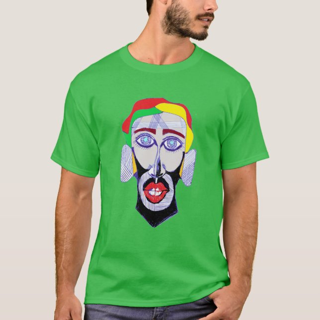 T-shirt robot clown (Devant)