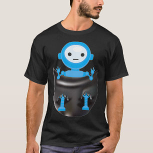 T-shirt Robot cool Dans Les Poches Garçons Technologie Ama