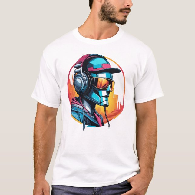 T-shirt Robot D.J (Devant)