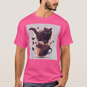 T-shirt Robot de chat Fries Français