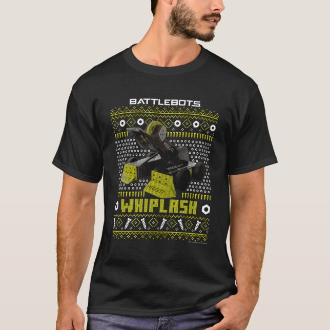 T-shirt Robot de combat Whiplash Vilain (Devant)
