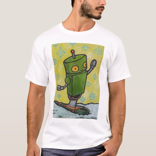 T-shirt Robot de raquette (Devant)