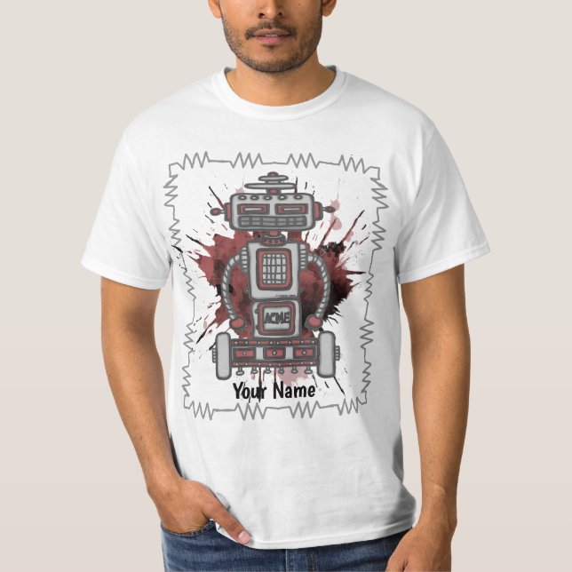 T-shirt Robot de science-fiction un  (Devant)