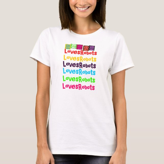 T-shirt robot dépendant (Devant)