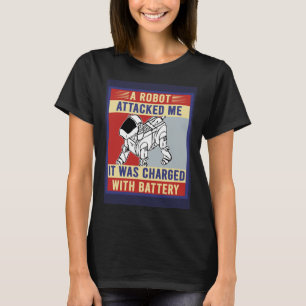 T-shirt Robot Dog Pun Robotique Robot Builder Rétro Vintag