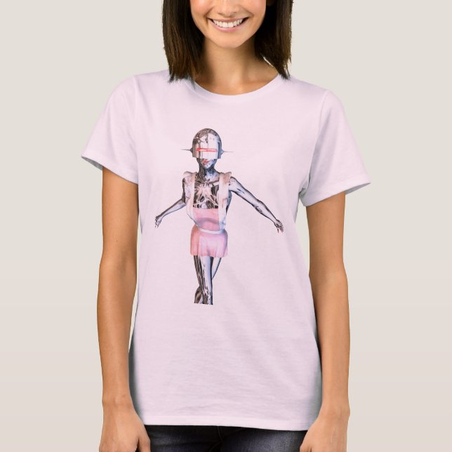 T-shirt robot domestique (Devant)