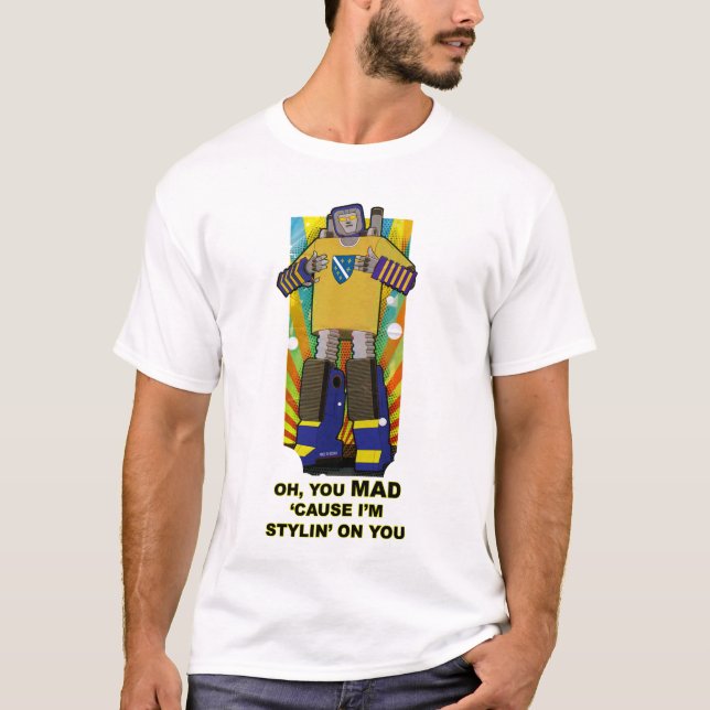 T-shirt Robot drôle (Devant)