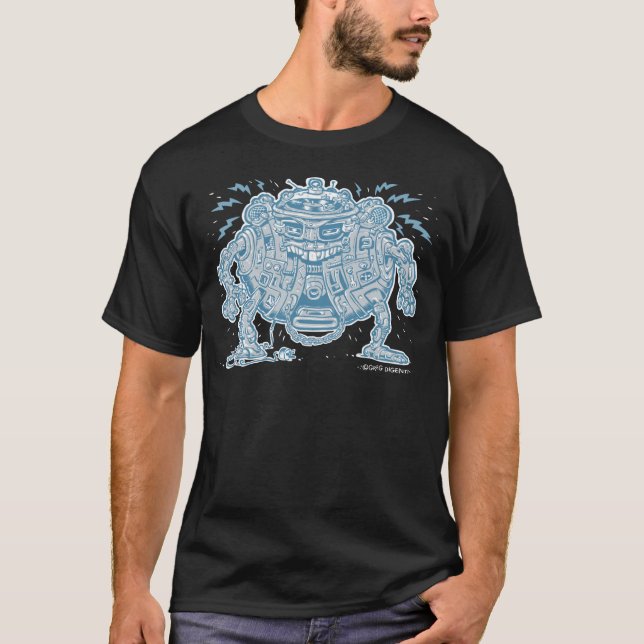 T-shirt Robot du DJ (Devant)