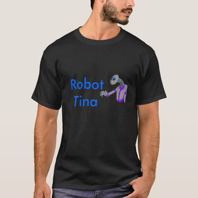 T-shirt ROBOT ELLIE, robot Tina (Devant)