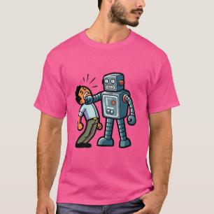 T-shirt Robot en colère