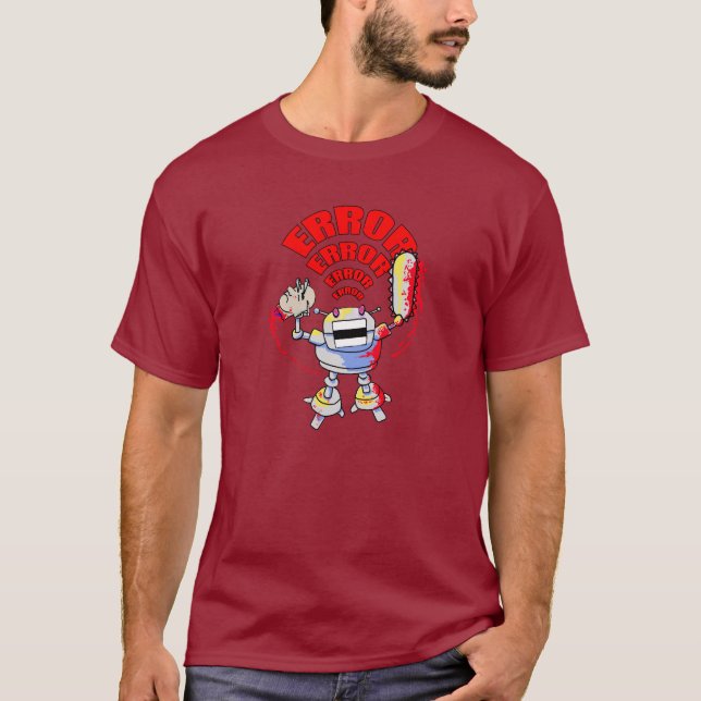 T-shirt Robot fou (Devant)