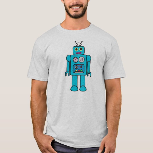 T-shirt Robot génial de jouet (Devant)