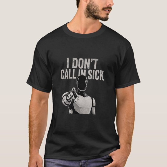 T-shirt Robot IA humanoïde | Robot Tesla  (Devant)