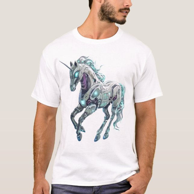 T-shirt Robot Licorne Technologique (Devant)