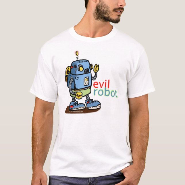 T-shirt Robot malin (Devant)