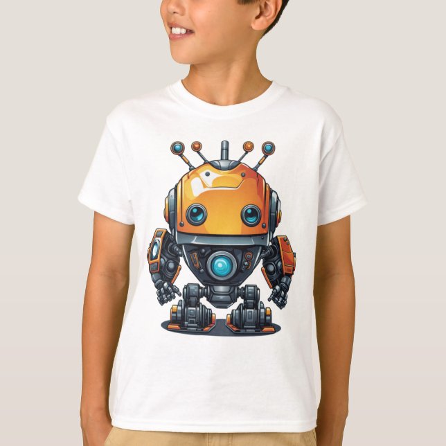 T-shirt Robot mignon (Devant)