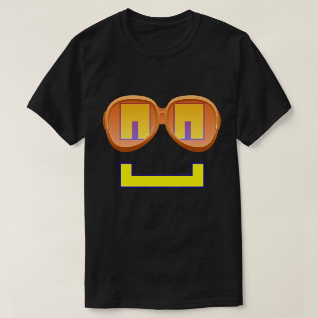 T-shirt Robot Nerd rétro (Design devant)