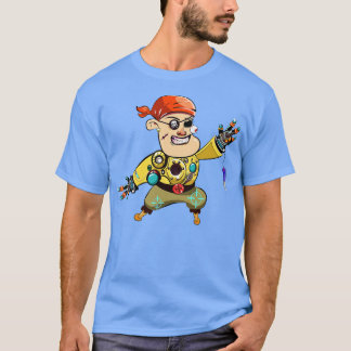 T-shirt Robot Pirate