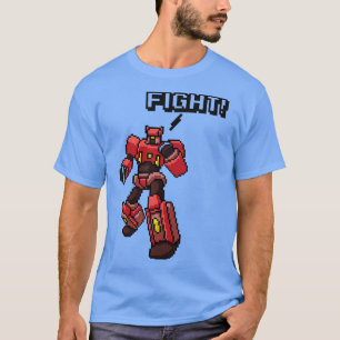 T-shirt Robot Pixel Art