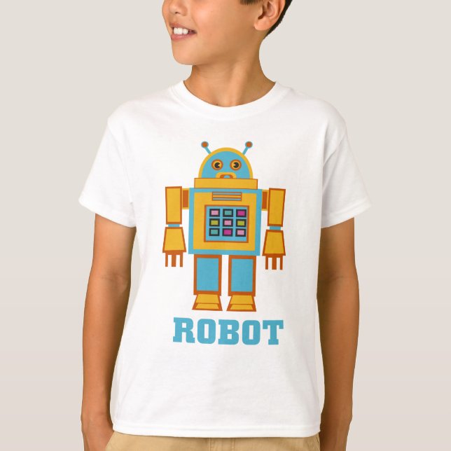 T-shirt Robot Rétro (Devant)