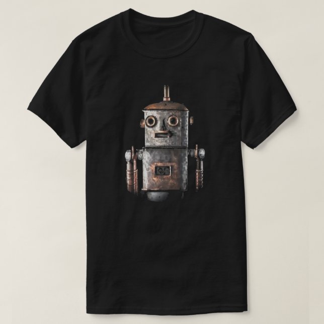 T-shirt Robot Rétro (Design devant)