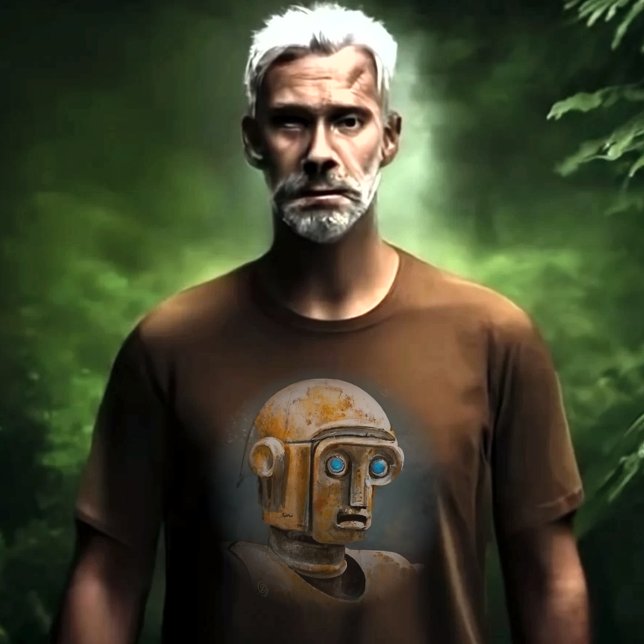 T-shirt Robot Rétro (Créateur téléchargé)