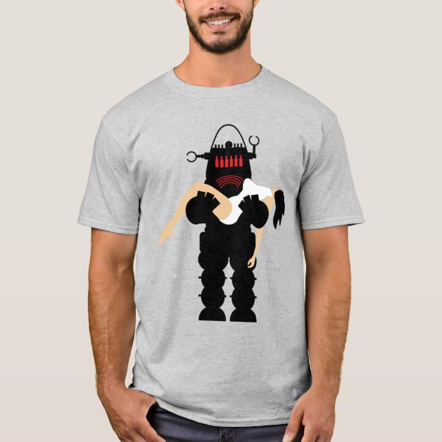 T-shirt Robot Rétro des Années 50 (Devant)