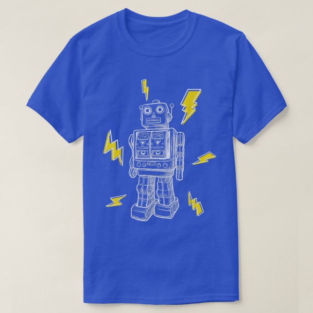 T-shirt Robot-robot-gosse (Design devant)