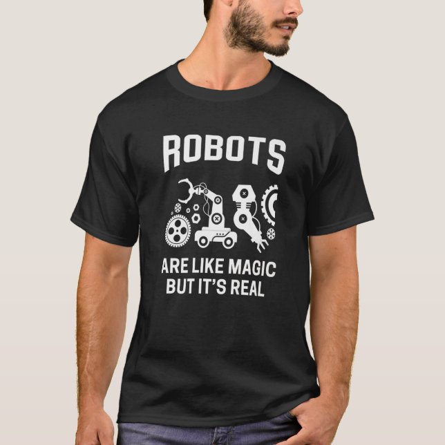 T-shirt Robot Robotic Robotics Engineer Artifical Intellig (Devant)