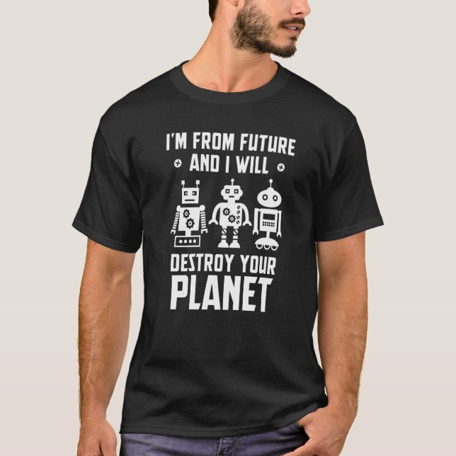 T-shirt Robot Robotic Robotics Engineer Artifical Intellig (Devant)