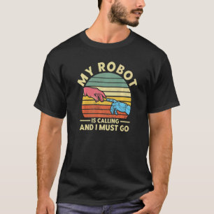 T-shirt Robot Robotique Ingénieur Vintage Mon Robot Est Ca