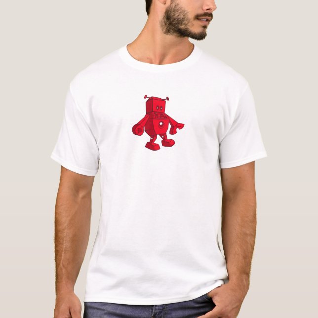 T-shirt Robot rouge (Devant)