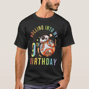 T-shirt Robot Roulant Dans Mon 9E Anniversaire Heureux Pou