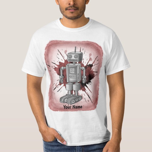 T-shirt Robot Scifi sept (Devant)