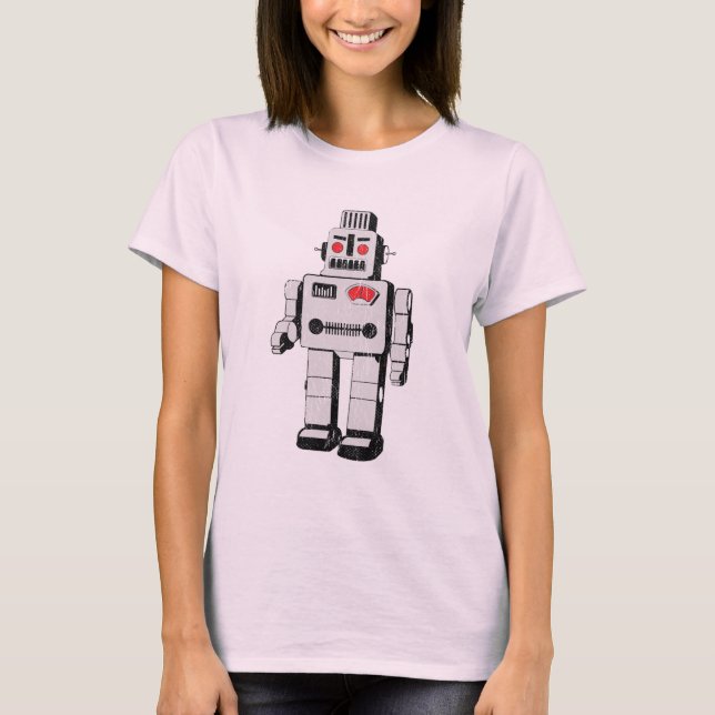 T-shirt robot vintage (Devant)